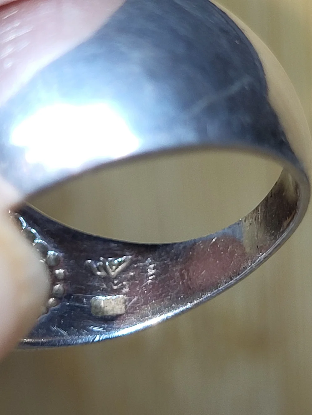 Vintage 925 Sterling Silver Dome Ring - Classic Band Sz8